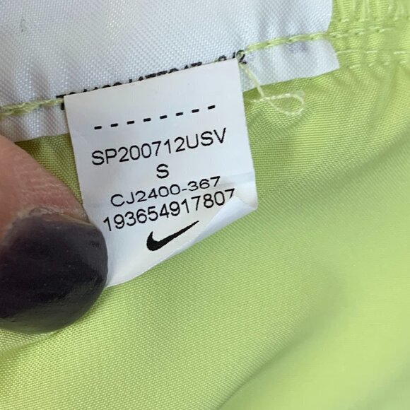 Nike Yellow/Green Neon Inner Brief Running Shorts - Size Medium - Picture 9 of 9